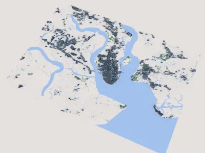 Charleston South Carolina USA 3D model