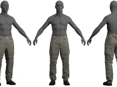 UF PRO Srtiker Ult Combat Pants - Marvelous Designer 3D model