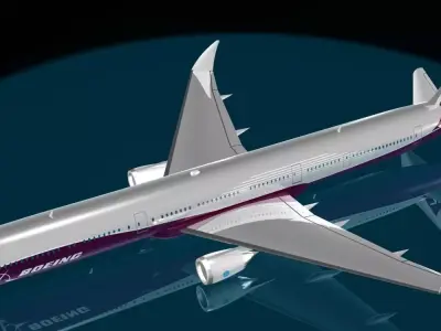 BOEING 777 - 9X 3D model