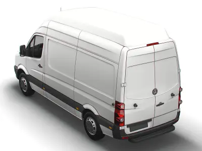 Volkswagen Crafter Van L2H3 2016 3D model