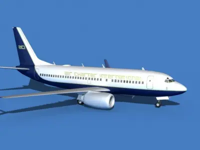 Boeing 737 MAX 7 Air Charter Intl 3D model