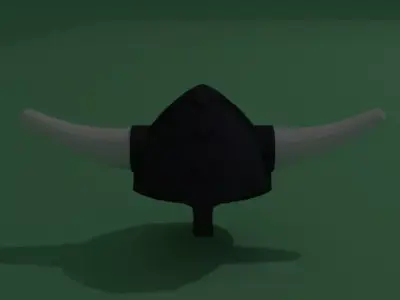 lego viking helmet Free 3D model