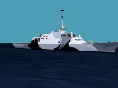 Freedom Class Blk 1 LCS-1 USS Freedom 3D model