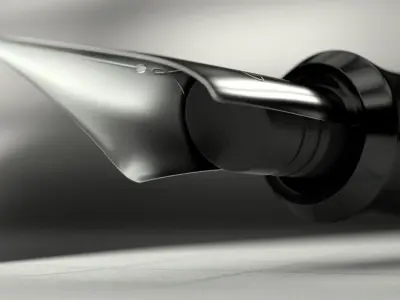 Elegant fountain pen 3D model