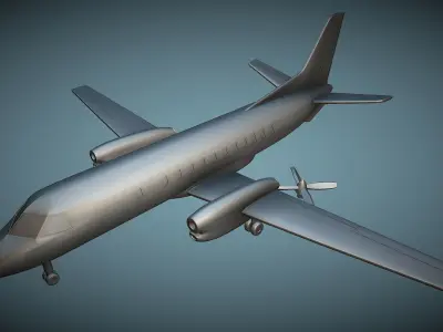 Saab 340A - 3D Printable Model 3D print model