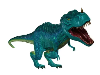 3Dfoin - T-Rex Low-poly 3D model