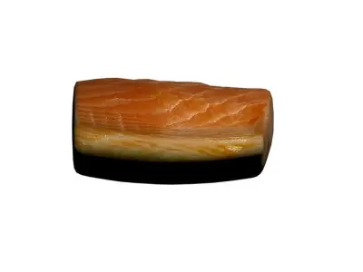 Salmon Steak 3D model