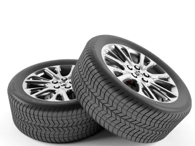 Lexus HS 250h Wheel 3D model