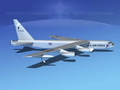 Boeing B-52C Stratofortress 3D model