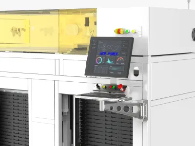 Automatic Light Guide Plate Handling Machine 3D model