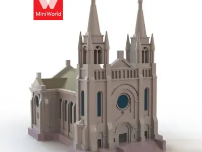 Sioux Falls Cathedral - South Dakota Free 3D model