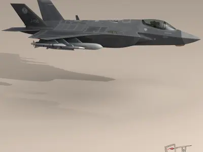F35A - Royal Netherlands air force 3D model