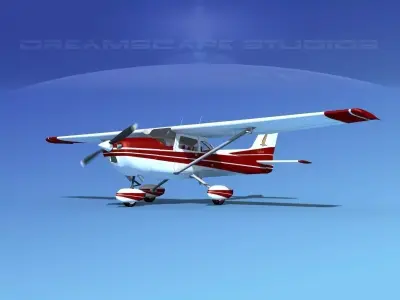 Cessna 172 Skyhawk 1976 V11 3D model