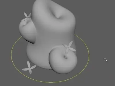 Anthill fruit 3D model