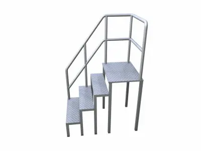 Stair Low-poly 3D model