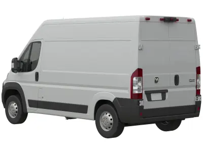 2024 Ram ProMaster L2H2 Detailed interior 3D model