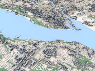 Quebec City Canada 3D model