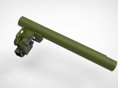 Anti-Tank Guided Missile Launcher 3D model