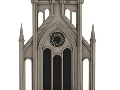 Gothic Window collection 3D model