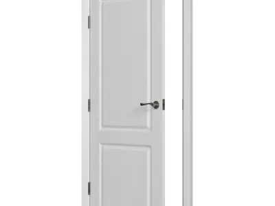  Interior Wooden Door Model, White 