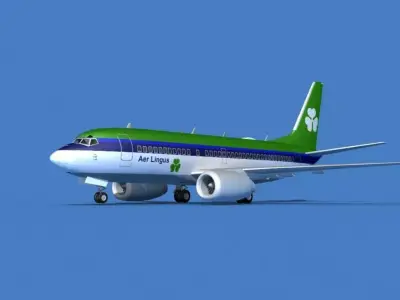 Boeing 737 MAX 7 Aer Lingus 3D model