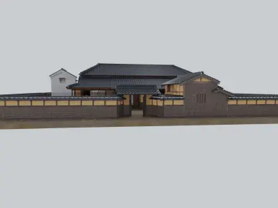 Japanese writer Koizumi Yakumo house 3D model