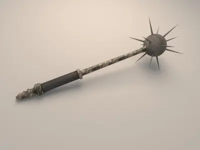 historic mace 3D model