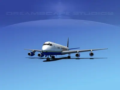 Douglas DC-8-63 Air Charter Intl 2 3D model