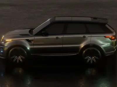 2016 Custom Land Rover Range Rover Sport Free 3D model