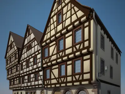 Medieval Houses III 3D model