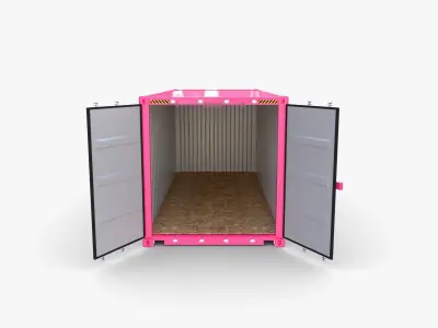 20ft Shipping Container ONE 3D model