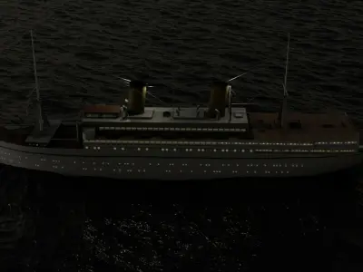 General von Steuben 1945 Low-poly 3D model