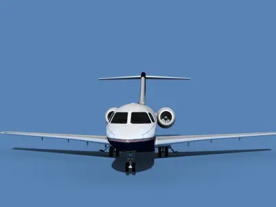Hawker Siddley 4000 V01 3D model
