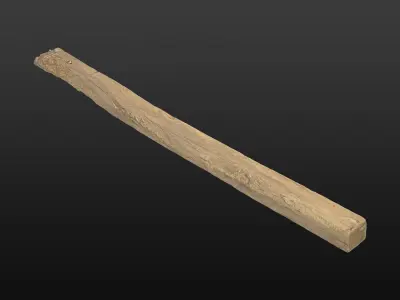 Wood Beam 07 3D model