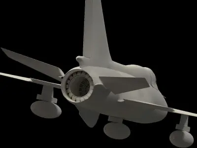 Mig 21 -no textures- 3D model