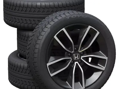 Honda wheels 3D model