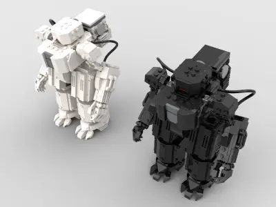 industrial cargo mech 3D model
