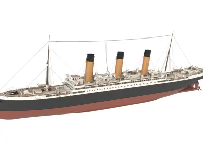 Steam Liner 3D model