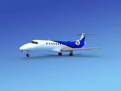 Embraer ERJ-135 Corporate 2 3D model