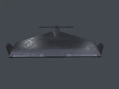 Dron low poly 3d model Free low-poly 3D model