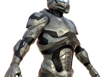 Soldier of the future 3D model