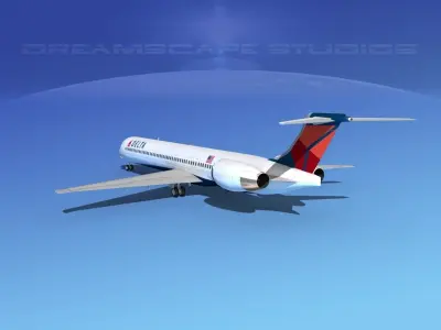 McDonnell Douglas MD-90 Delta 3 3D model
