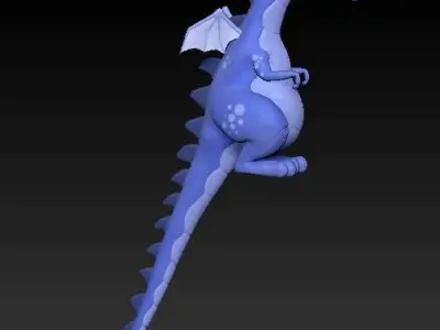 Drakon Stylized Low-poly 3D model