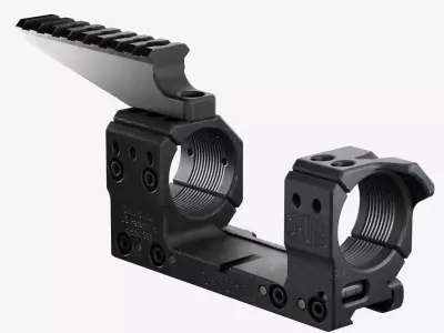 SPUHR SP-4001C Scope mount 34mm Low-poly 3D model