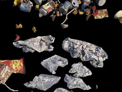 Trash 3D model