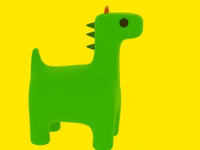 toy dinosaur Low-poly Free low-poly 3D model