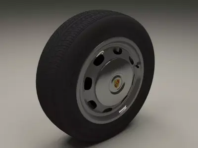 Porsche 356 Wheel 3D model
