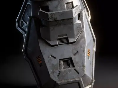 UAT-55 shoulder-halo infinite 3D model