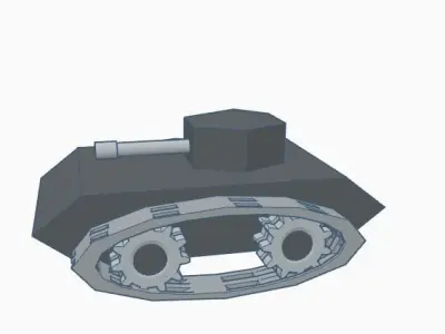 Tank V2 3D print model