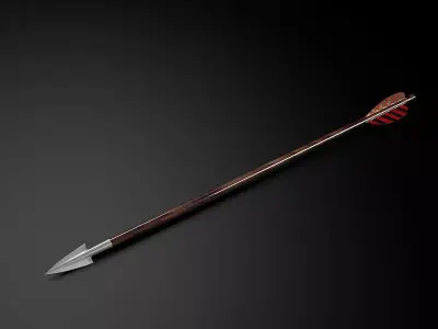 Arrow bow Free 3D model